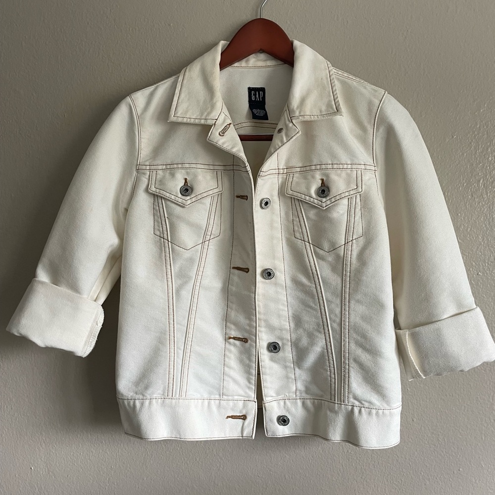 White denim jacket- S